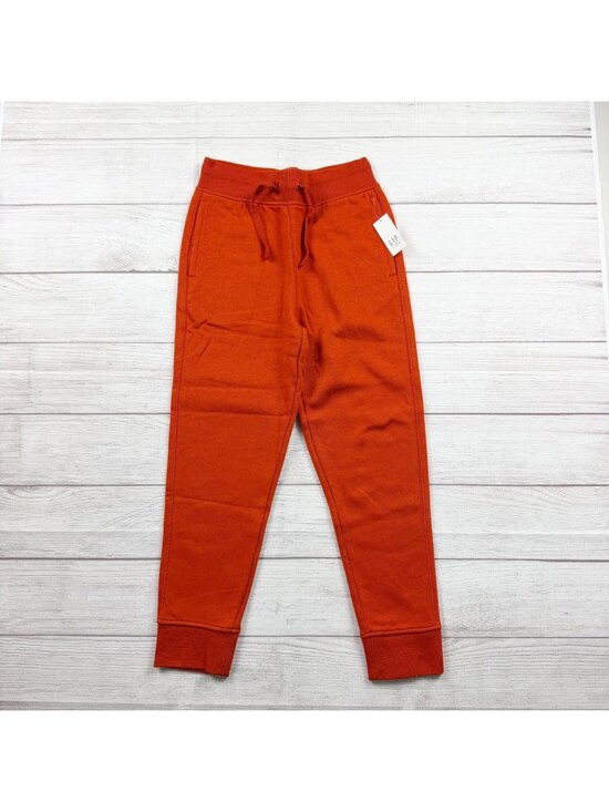 GAP Other - Gap Kids Jogger Sweatpants Orange Fleece Lined Drawstring Pants NWT M